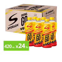 สปอนเซอร์ โก เครื่องดื่มเกลือแร่ รสออริจินัล 420 มล. แพ็ค 24