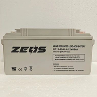 Aki VRLA SOLAR PANEL Zeus Battery 12v 65ah Maintance Free