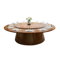 餐桌 家具電動餐桌飯桌椅組合手動大圓桌自動餐桌椅