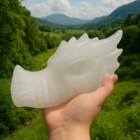 [Exclusive Edition] Kristal Selenite Dragon Penjaga Energi Positif Kekuatan dan Kejernihan Pikiran U