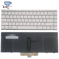 Original New US Language For HP Spectre 13-AF White Backlight Laptop QWER Keyboard SN7162BL1 SG-88711-XUA 40PTDH4134