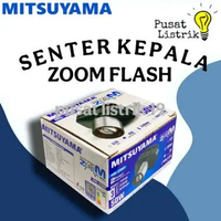 Senter Kepala Zoom ms 242p Super Terang Led 50W Mitsuyama MS-242P- Senter Zoom