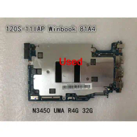 Used For Lenovo Ideapad 120S-11IAP Winbook 81A4 Laptop Motherboard CPU N3450 UMA R4G 32G FRU 5B20P23825