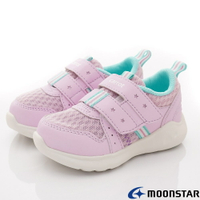 日本月星Moonstar機能童鞋Carrot可機洗系列寬楦玩耍速乾鞋款22859紫(小童段)
