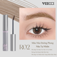 2452VEECCI Mascara Lông Mày Thay Đổi Màu Lông Mày Lông Mày Dày Khóa Màu Tự Nhiên Không Vón Cục Nhanh
