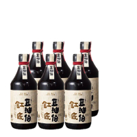 【豆油伯】缸底醬油500ml-12入/箱(送禮自用皆宜)