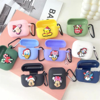 Disney Christmas Style Mickey Minnie For Apple AirPods 1 2 3 Generation Airpods Pro/Pro2 Wireless Bluetooth Headphone Soft Case