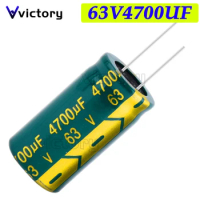 2PCS 63v4700UF 22*40MM 63v 4700uf 22x40 Electrolytic capa Electrolytic capacitor 63v4700uf