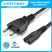 VENTION Kabel Power Printer Radio 2 Lobang Connector 2-Prong Cable C7 1.8M ZCI SNI Certified