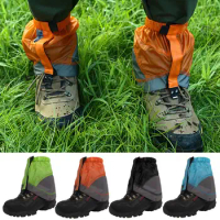 1 Pair Low Ankle Gaiters Adjustable Leg Cover with Fastener Tape Waterproof Boots Shoes Low Ankle Gaiters Leg Guards
