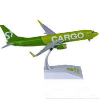 Diecast Scale 1:200 LH2309 S7 Siberian AirlinesCargo Aircraft 737-800BCF VP-BEM Static Simulation Alloy Model Collection Gift