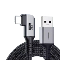 【HAGiBiS海備思】Type-C to USB-A 3A 5Gbpts充電傳輸線-3米 可支援VR Link/Quest2/Pico串流線