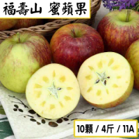 【愛蜜果】福壽山蜜蘋果10顆禮盒 11A/225g-260g/顆(非梨山)