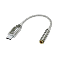 KEEPHIFI KBEAR T1 Decoding Cable Type C to 3.5mm HiFi Earphone Adapter Realtek ALC5686 high-performance DAC