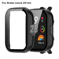 Screen Protector Case For Redmi Watch 3 Full Coverage Bumper Protection Tempered Glass Case Cover Redmi Watch active Accessories