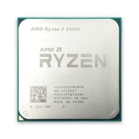 AMD Ryzen 5 2400G R5 2400G 3.6 GHz Quad-Core Eight-Thread 65W CPU Processor YD2400C5M4MFB Socket AM4