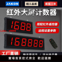 【台灣公司 超低價】紅外線大屏計數器自動感應輸送帶點包數機智能工業記數器電子數顯
