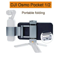 For DJI Osmo Pocket / Pocket 2 Mobile Phone Securing Clip Bracket Mount with Cold Shoe Phone Clip Holder New Camera Accessorie