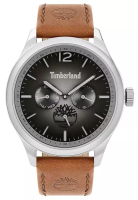 Timberland Watch Timberland - Jam Tangan Pria - Silver - Brown Leather Strap - 15940JS/13