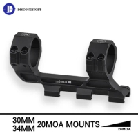 DISCOVERY One-Piece Scope Mount With 20MOA Tilt Angle Mount For Rifle Sight For Picatinny Rail Suitable For Precision Shooting