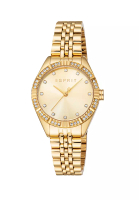 ESPRIT Esprit Kinsley Gold Stainless Steel Analog Quartz Watch For Women EES1L425M0035