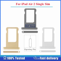 For Apple iPad 6 Air 2 A1567 A1566 SIM Card Holder Slot Single Sim Tray With Eject Pin Tool Replacement Parts