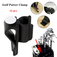 Golf Putter Holder Golf Bag Clip Fixed Golf Clubs Buckle Ball Training Aids Outdoor Sports Game Accessories Swing Trainer