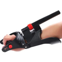 Hand Grip Exerciser Trainer Adjustable Anti-slide Hand Wrist Device Power Developer Strength Training Forearm Arm Gym Equipment