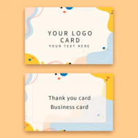 100/200/500PCS Customized Full-color Double-sided Printing Business Cards 300GSM Paper Custom Logo Thank You Card Free Shipping