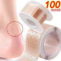 100cm Women's Bionic Silicone Heel Protectors for Pain Relief Tools Foot Care Cushion Gel Heel Protector Grip Shoe Pads Tapes