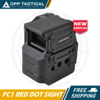 Tactical FC1 Holographic Scope Red Dot Optics Sight Reflex Sight Hunting Optical Collimator for 20mm Rail Riflescope Sights