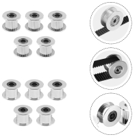 Set 5 pc untuk idler pulley tali timing 2GT, 20 gigi, diameter 5 mm, lebar 6 mm, untuk pencetak 3D