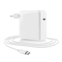 USB-C Power Adapter 61W 87W 96W PD3.0/QC3.0 Charger Cable 45W/60W/85W L T For MacBook 13" 15" Pro/Air A1502 iPhone/iPad Pro S10