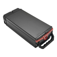 Case Battery Box Aluminum Alloy Black E-Bike Electric Bike Folding Bike Portable Shelf Universal W/ 2*Key Durbale