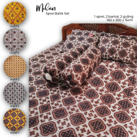 Sprei Batik Set 160 x 200 x 15 by Melvin / Sprei Motif Batik Premium