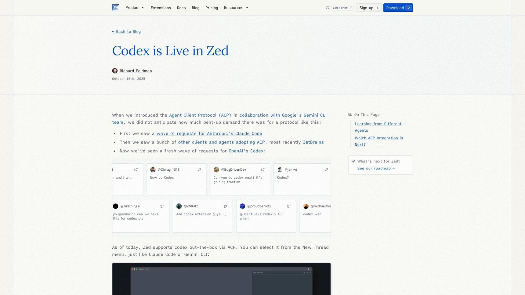 Zed 強推 AI 功能遭遇用戶反彈，Codex 整合引發編輯器爭論 — BigGo 財經