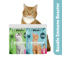 Bundle Prof. Bengal Happy Tummy & Prof. Bengal Pro Immune | Combo Supplement Kucing untuk Immune Boo