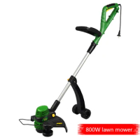 840W/400 Household Electric Lawn Mower 220V/11000rpm Small Lawn Weed Cutter Gardening Pruning Lawn Mower