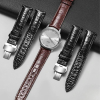 Crocodile Skin Accessories Men's Genuine Leather Women's Original 20 21 22mm for Tissot Longines IWC Omega Mido Seiko Watchbands
