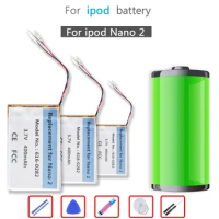 Nano2 Nano3 Nano4 Nano5 Nano6 Nano7 Battery For Apple iPod Nano 3 3rd 3TH 3Gen 4th 5th 6th 7th MP3