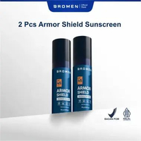 BROMEN Sunscreen UV Shield Isi 2 Pcs Tabir Surya Wajah Pria - Sunscreen Mist Spray - Perawatan Sunbl