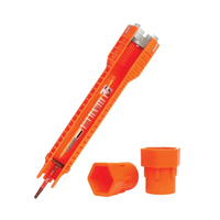 ประแจขันน็อตใต้อ่างอเนกประสงค์ 8IN1 PUMPKIN รุ่น PTT-FC 8IN1 สีส้ม