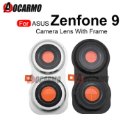 For ASUS Zenfone 9 Rear Back Camera Lens With Frame Replacement Parts