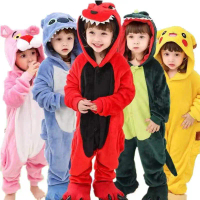 ชุดคอสเพลย์ไดโนเสาร์ Kigurumi สำหรับเด็กชายและเด็กหญิง
