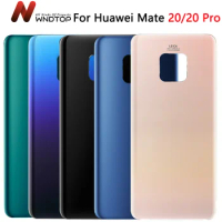 New For Huawei Mate 20 Back Battery Cover Rear Glass Housing Case Replacement For Huawei Mate 20 Pro Battery Cover