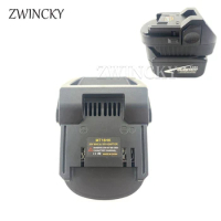 ZWINCKY Battery Adapter For Makita 14.4V 18V Lithium Battery Converted For Hitachi/Hikoki 18V Lithium Battery Tool Converter