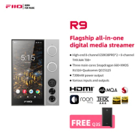 FiiO R9 Android Media streamer, Network Player, MQA Full Decode, USB DAC, DSD512 PCM768kHz/32Bit Bluetooth 5.0, HDMI Supported