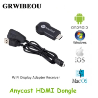 TV Stick AnyCast M2 Plus 1080P Wireless WiFi Display TV Dongle Receiver for Airplay 1080P HDMI TV Stick for DLNA Miracast