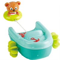 【德國Hape】泰迪迴力船 / 洗澡玩具