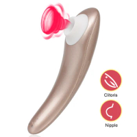 Erotic Tongue Clit Sucking Vibrator Sex Toys for Women Clitoris Vagina Stimulator Breast Massager Nipple Sucker